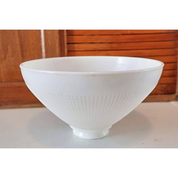 Vintage Torchiere Lamp Diffuser Shade for Stiffel Rembrandt Lamps Milk Glass - Picture 1 of 4